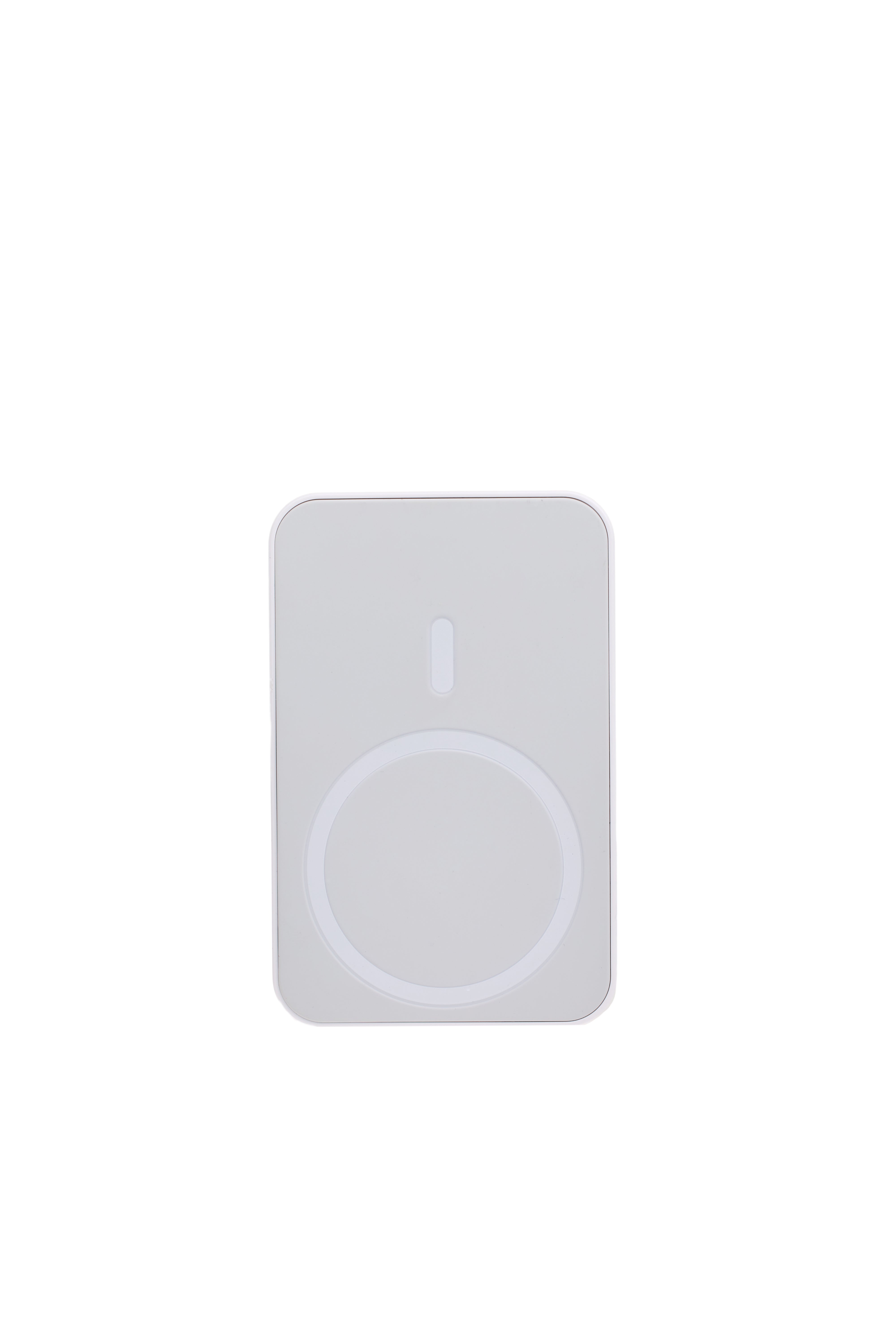 Baterie Externa Wireless Vitse Slim by Vitse 5.000 mAh, Compatibila iPhone 12-15 Pro si Android, Power Bank fast charger, incarcare Wireless QI 15W, Portabila, Cablu Type-C, Alb