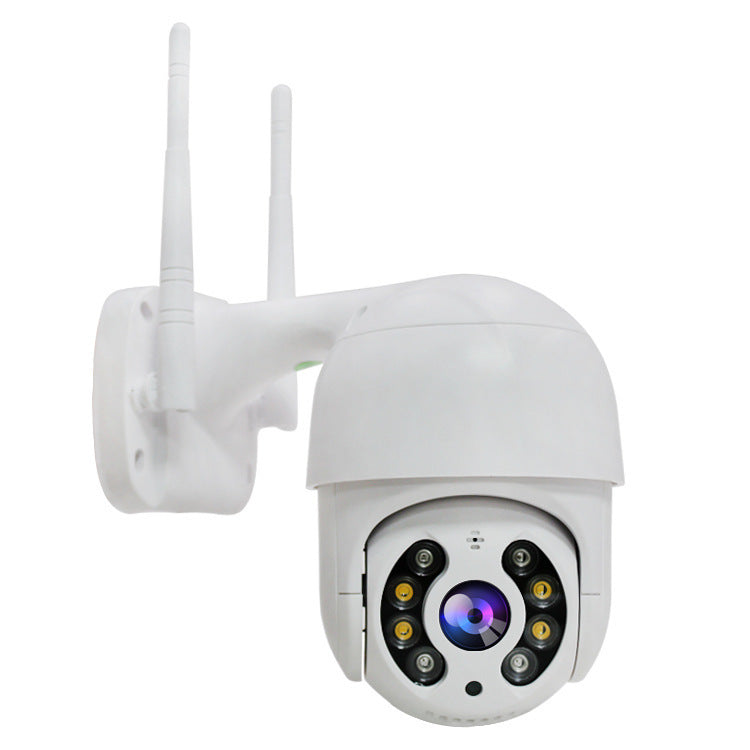 Camera de Supraveghere WIFI, AT PERFORMANCE®, 5MP, Exterior/Interior, Ultra HD 4K, 10X Zoom, Rotire 360°, Leduri Lumina, URMĂRIRE, Vedere Nocturna, Alarma.