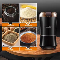 Rasnita Electrica, HALEY, pentru Cafea cu 4 Lame, Performanta si Design Elegant