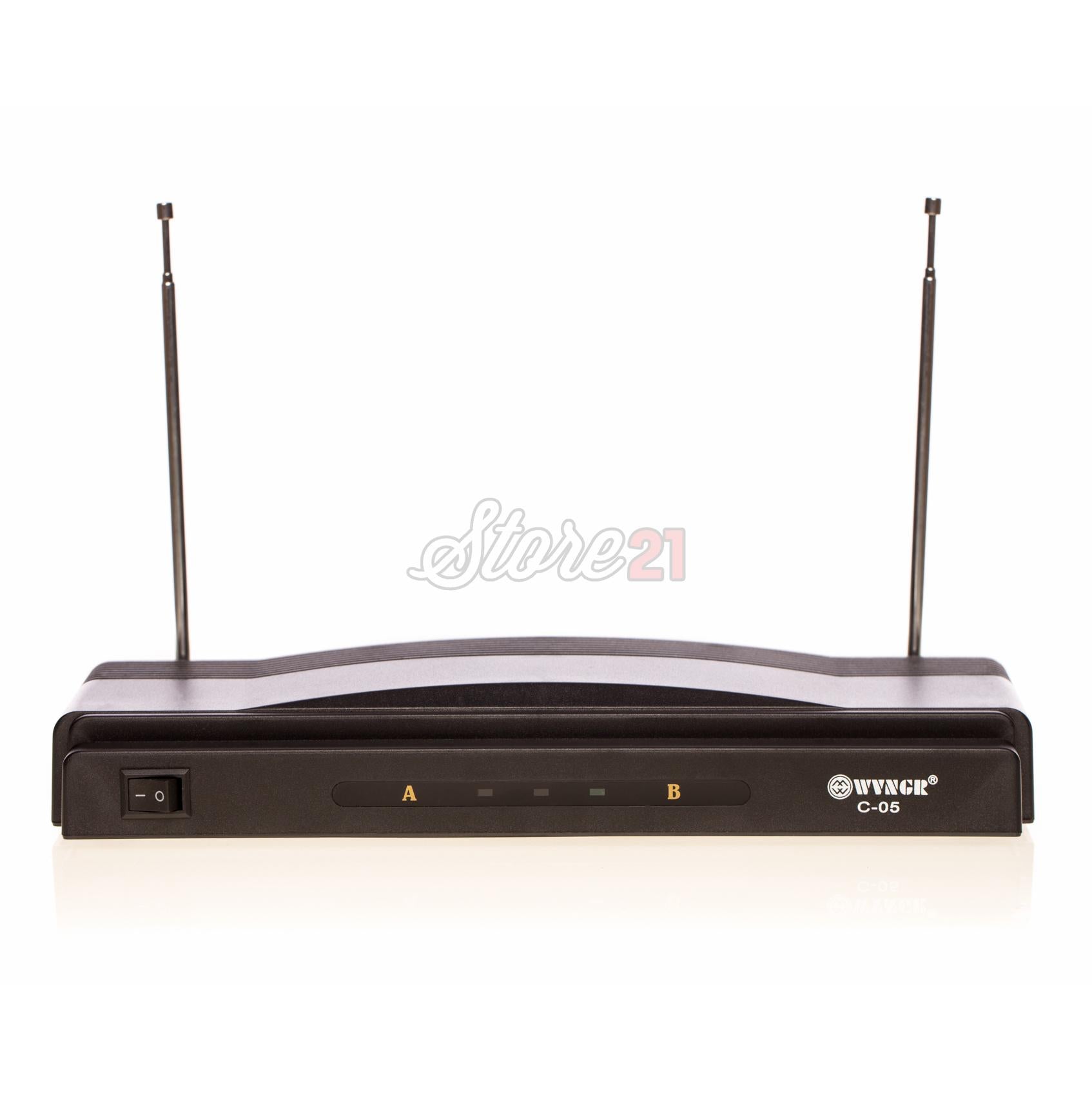 Set 2 Microfoane Wireless Cu Receiver  C-05