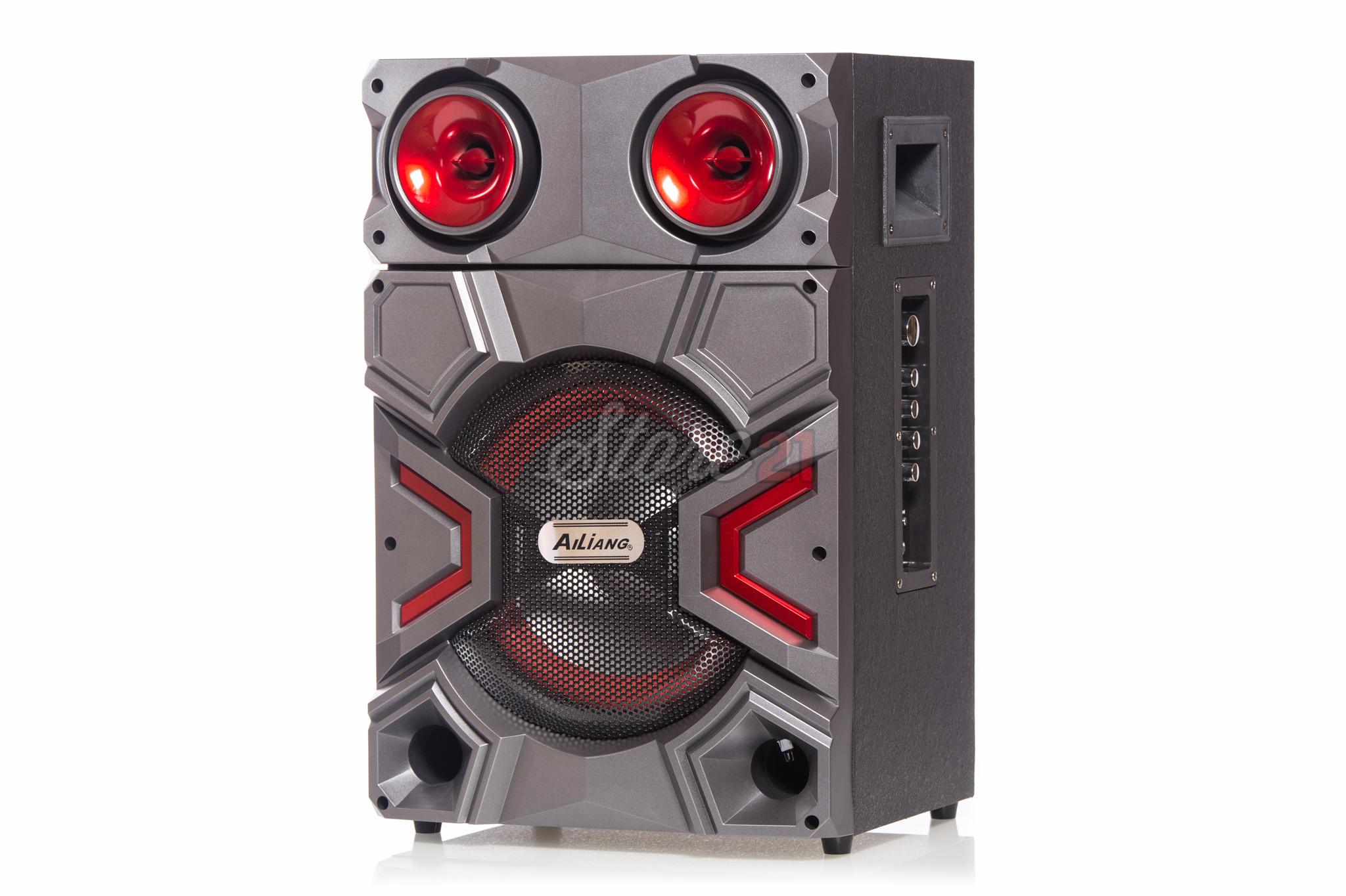 Set Boxe Active Ailiang 7011,300W, 10inch, joc Lumini, Bluetooth,Radio, Telecomanda