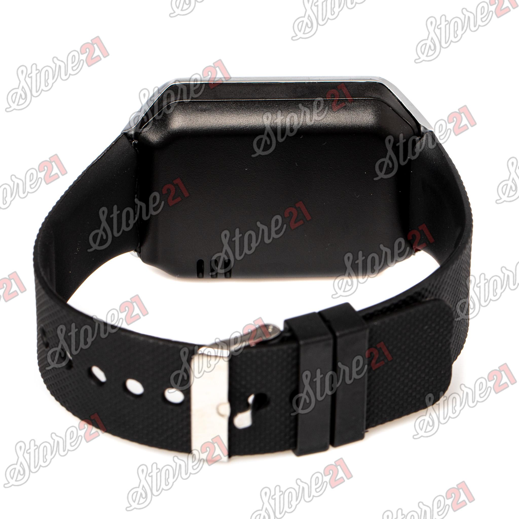 Smartwatch  cu Bluetooth si Camera Foto, Compatibil SIM si MicroSD NEGRU , ROZ, GRI