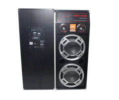 Set 2 Boxe audio 2304 , AT PERFORMANCE®, Original Temeisheng, Functie Bluetooth, SD Card, USB, 650w, Jocuri de lumini, Amplificator si Egalizator, Control Volum/Bass/Treble, Negre