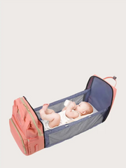 Rucsac multifunctional, 3-in-1 pentru bebelusi,Roz deschis