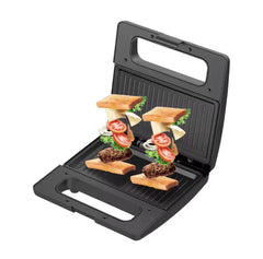 Aparat Electric Sandwich Maker, 850W, AT PERFORMANCE, Negru