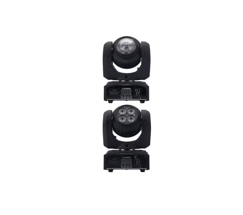 Proiector joc de lumini Double Face Moving Head Light, AT PERFORMANCE®, 30 x 20 x 24 cm, negru