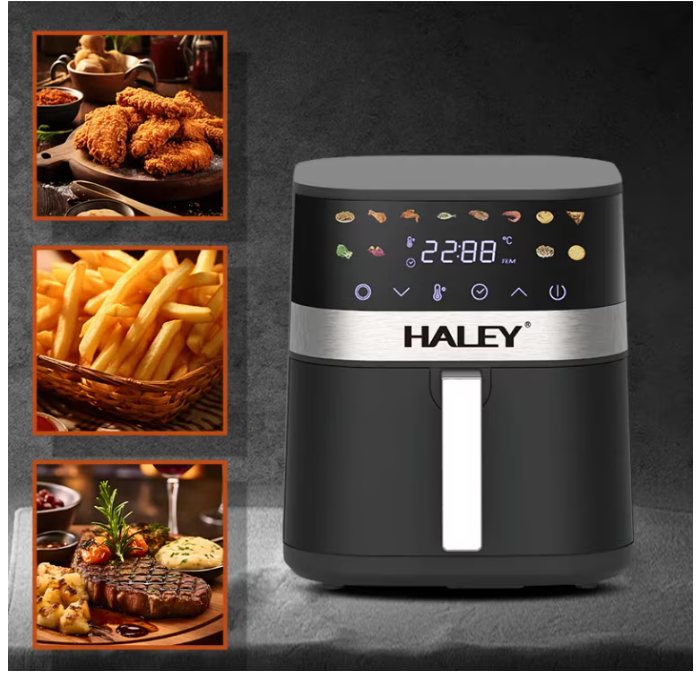 Friteuza cu Aer HALEY HY-2514: Performanta Moderna pentru Gatit Sanatos