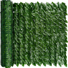 Gard viu decorativ frunze artificiale AT PERFORMANCE®, 3m x 1m lungime, verde