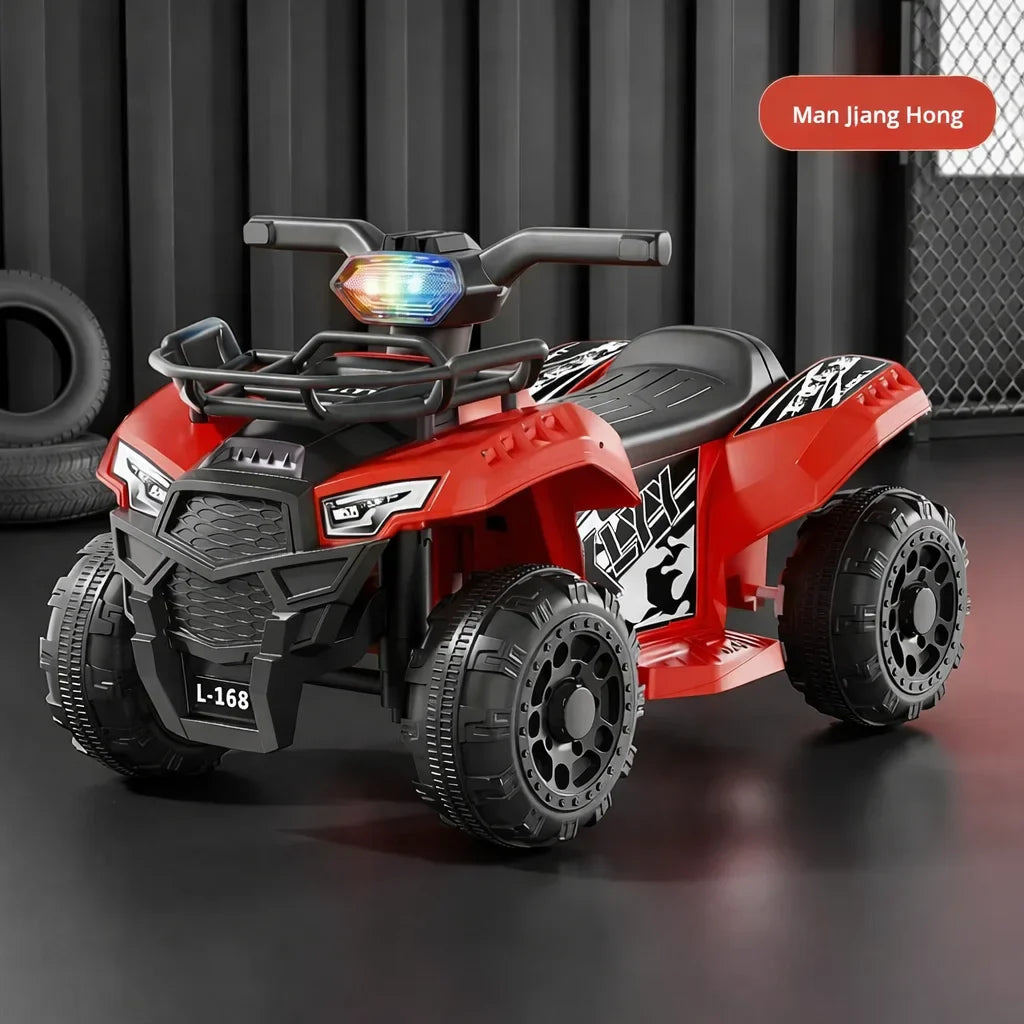 ATV Electric Copii cu telecomanda, 6V, 3–5 km/h, 1–5 ani – Distracție Off-Road, Sigur și Ușor de Utilizat