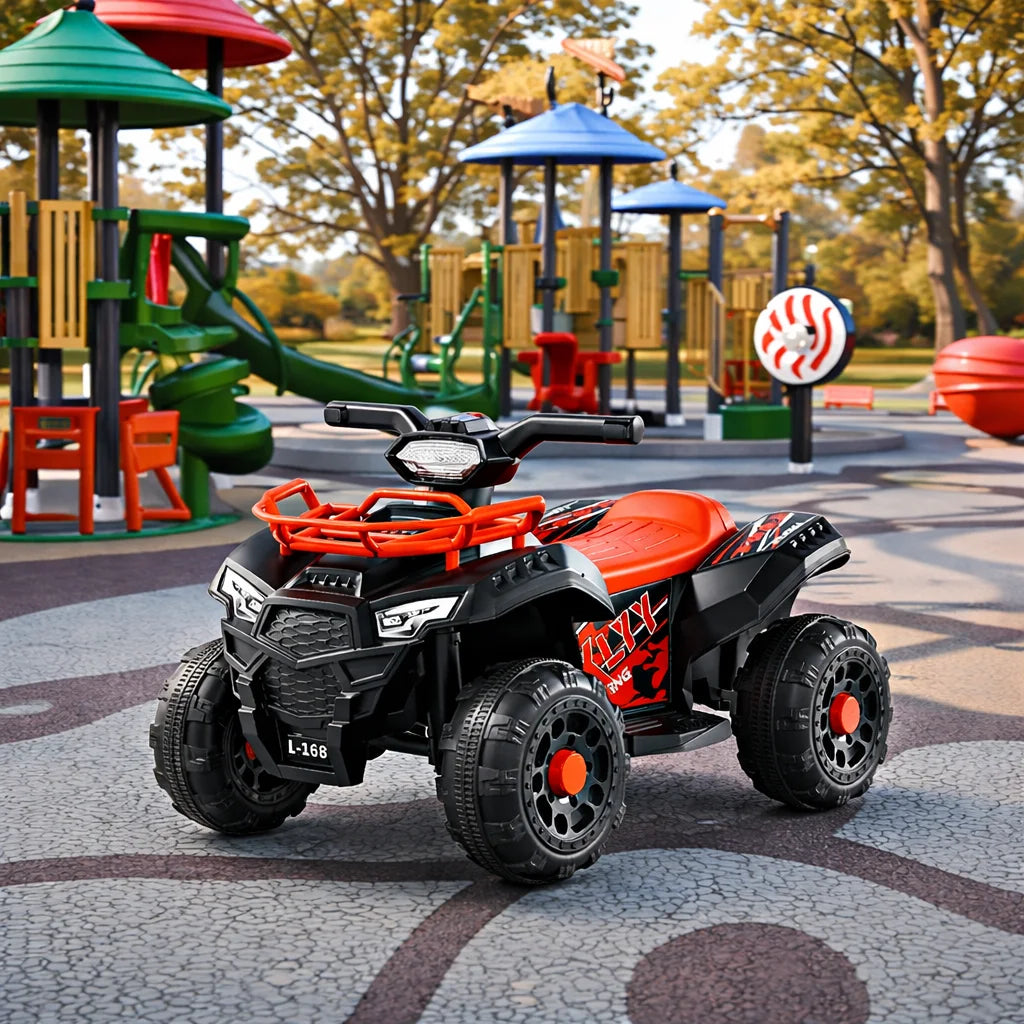 ATV Electric Copii cu telecomanda, 6V, 3–5 km/h, 1–5 ani – Distracție Off-Road, Sigur și Ușor de Utilizat