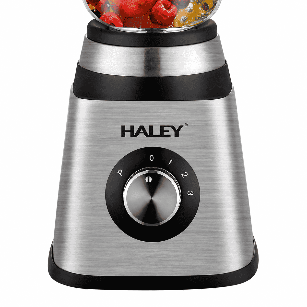 Blender Multifuncțional HALEY HY-2944 2 în 1, 1000W, Cană Din Sticlă 1,5L, Râșniță, 3 Trepte + Pulse, Funcție Zdrobire Gheață