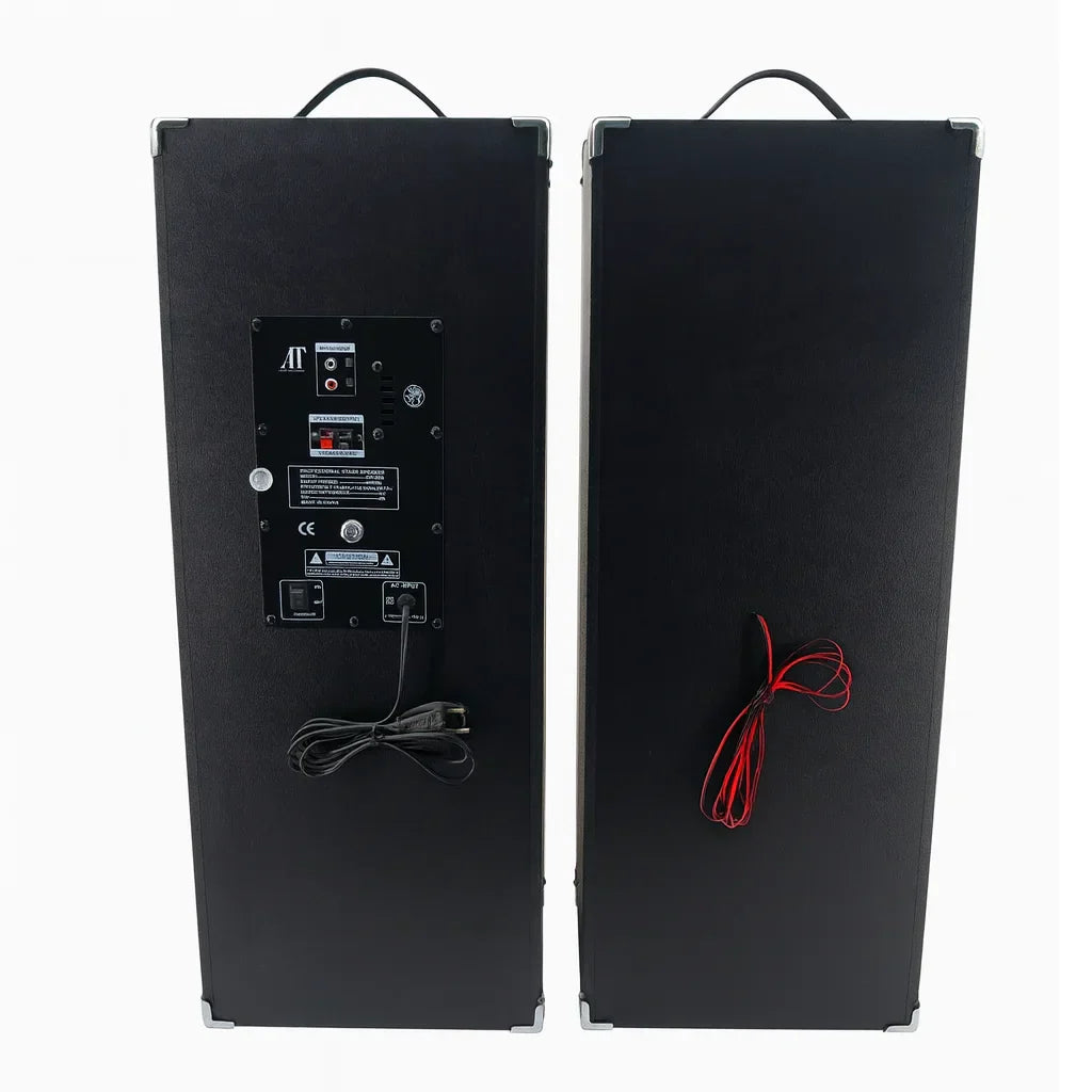 Boxe Profesionale AT Performance AT-2304, 1500W, Bluetooth, USB, FM, Microfon Wireless