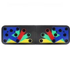 Placa pentru Flotari Multifunctionala, pe baza de culori, cu manere, pentru piept, umeri, spate si triceps, 65cm x 20cm x 10cm