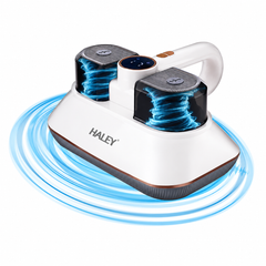 Aparat pentru Îndepărtarea Acarienilor și a Scamelor HALEY HY-1937, 500W, Putere de Aspirare 8500Pa, Sistem de Filtrare Multistrat, Funcție Antibacteriană, Display LED, Recipient 200 ml
