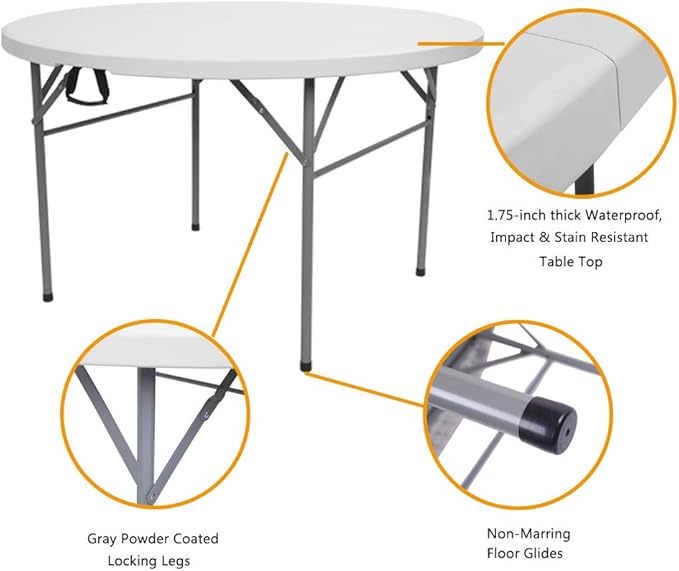 Set Evenimente AT PERFORMANCE® – Cort Pavilion 3x3m + Masă Pliantă rotunda 155x74 cm, Ideal pentru Nunți, Botezuri, Grătare și Târguri