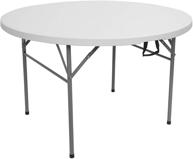 Masă Rotundă Pliabilă 155 cm AT PERFORMANCE® – Ideală pentru Nunți, Botezuri, Petreceri, Camping, Grătar și Evenimente