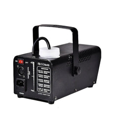 Masina de fum, AT PERFORMANCE®, cu LED-uri 600W, telecomanda, jocuri de lumini, metal, Negru.