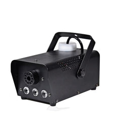 Masina de fum, AT PERFORMANCE®, cu LED-uri 600W, telecomanda, jocuri de lumini, metal, Negru.