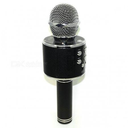 Microfon karaoke wireless 2X , cu boxa incorporata cadou chitara copii 3 si 6 ani