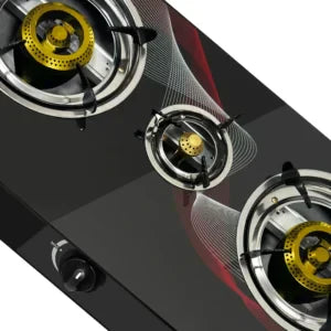 Aragaz cu Trei ochiuri Haley HY-1514 – Putere mare și consum redus de gaz