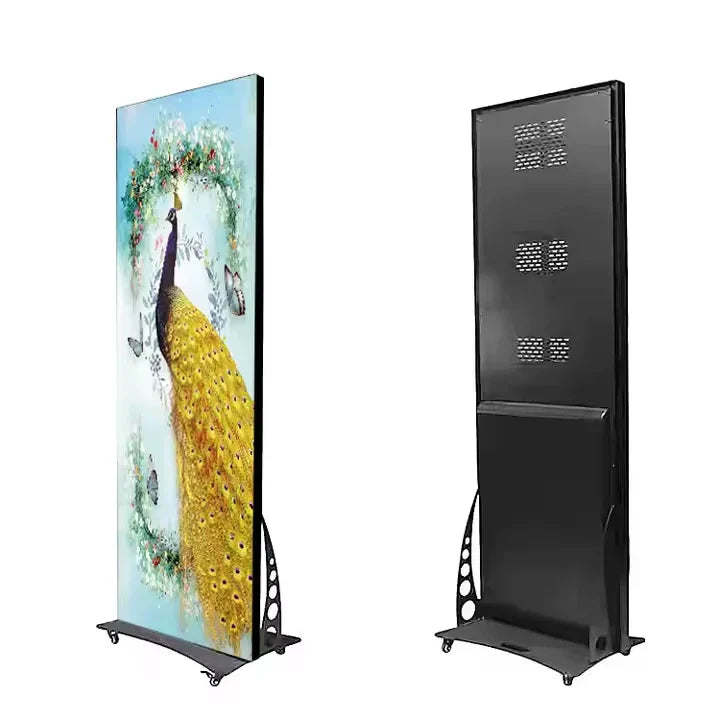 Totem LED Digital de Interior AT PERFORMANCE® – Display P2.5, 2050mm, 768×256, 1200cd, IP45, Wi-Fi/USB/HD