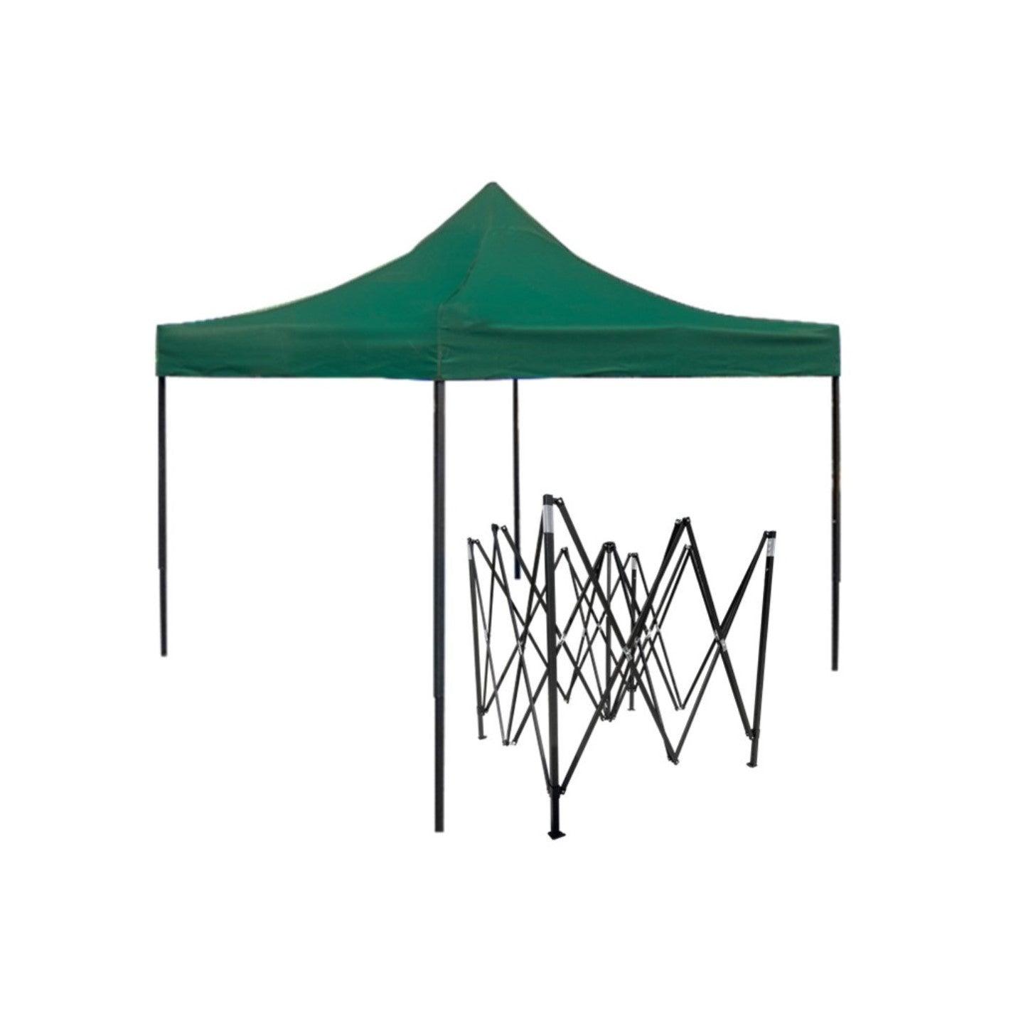 Cort tip Pavilion AT PERFORMANCE 3x3m Albastru, Verde, Alb, Rosu, Prelata Impermeabila, Pliabil, Structura Metalica Solida, Pentru Curte, Gradina, Evenimente
