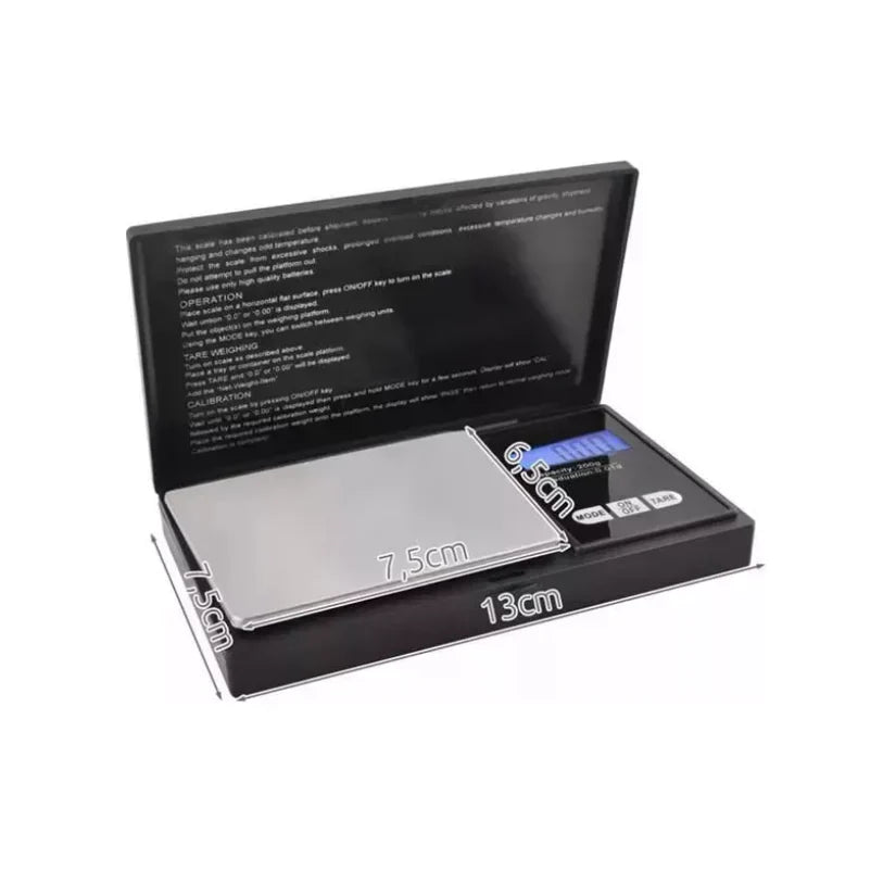 Cantar Electronic Bijuterii, Pentru Buzunar, 200g/0.01g, At Performance, Display Digital, Functie Tare, Negru