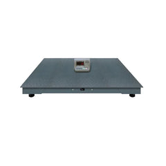 Cantar electronic AT PERFORMANCE industrial de 3000kg, cu platforma de 1x1m, tabla groasa de 0.5, 4 celule de cantarie, autonomie acumulator 12h