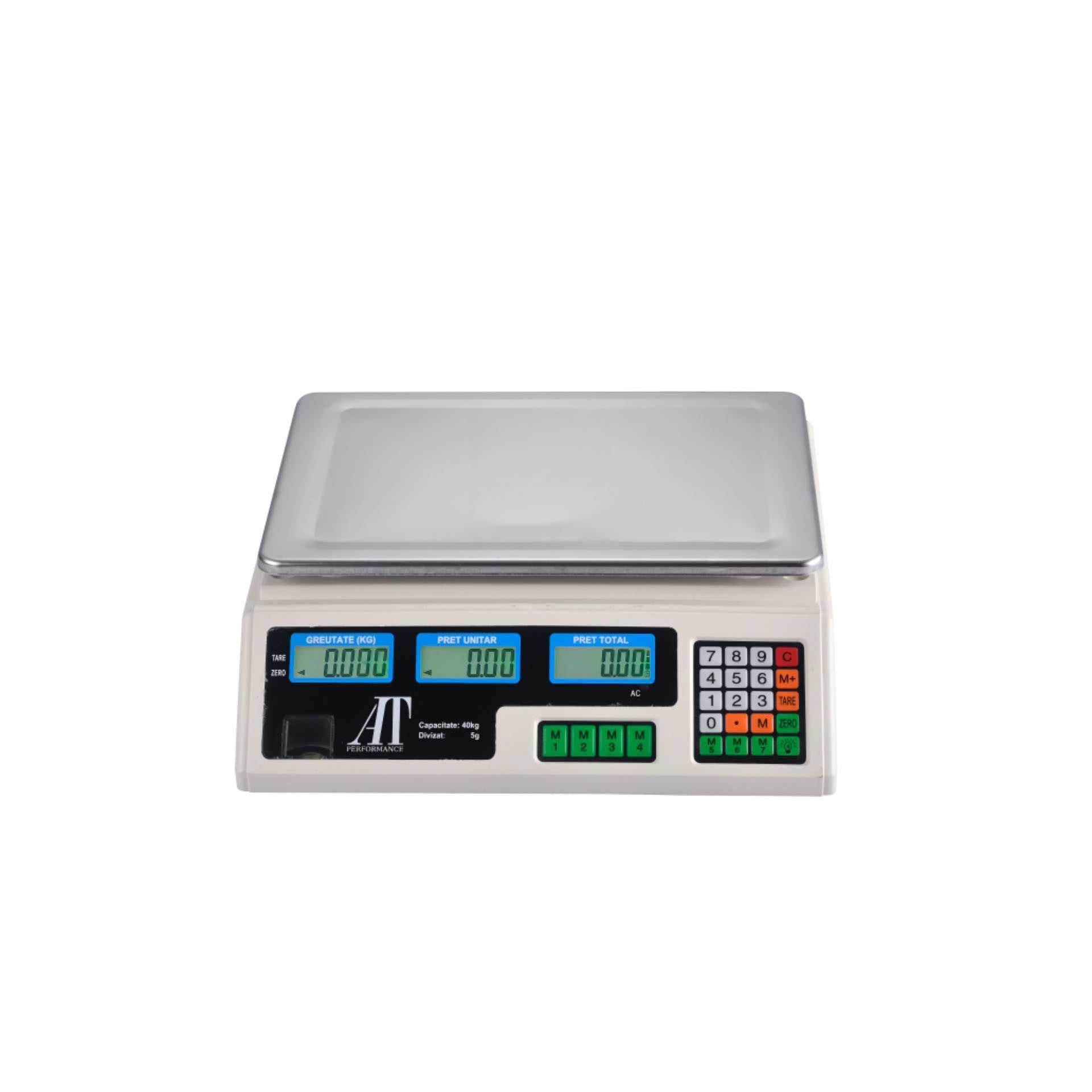 Cantar Electronic At Performance, 40 kg, Cu Afisaj LCD