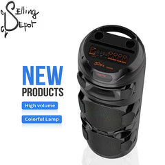 Boxă Portabilă AT Performance ZQS8220, 2×8”, Bluetooth 5.0, Lumini LED, Microfon