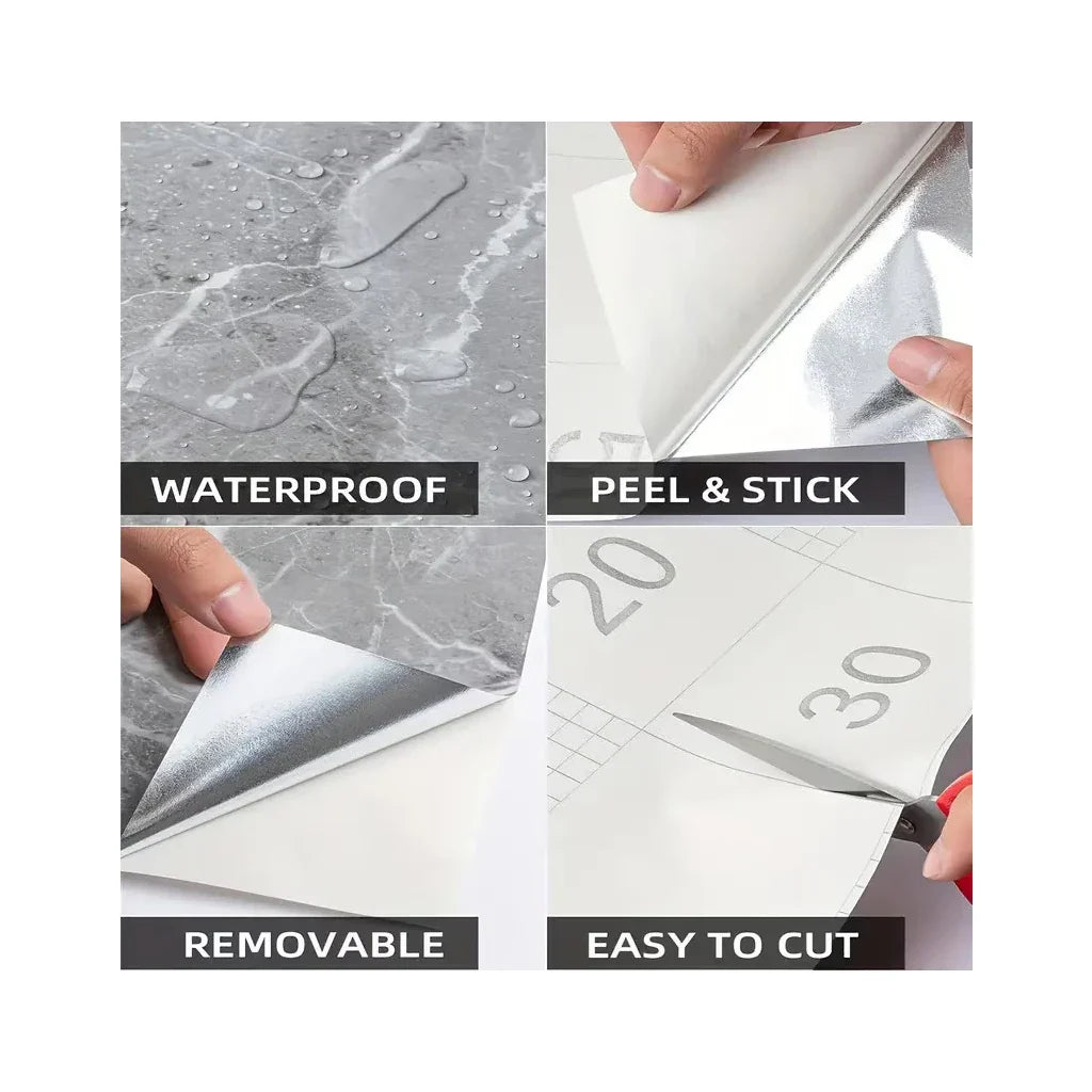 Rola Tapet 3D, autoadeziv/autocolant, AT PERFORMANCE®, spuma moale, design modern, pentru interior, usor de curatat, rezistent la apa, 68cmx2.8m, model sistem solar.