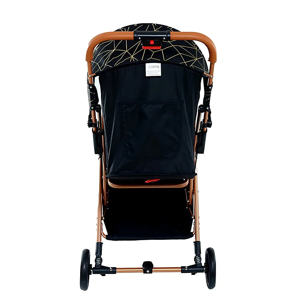 Cărucior pentru copii KIDDO 6607 pliabil, spătar reglabil, copertină mare, 0-36 luni, max. 22 kg