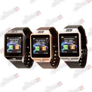 Smartwatch  cu Bluetooth si Camera Foto, Compatibil SIM si MicroSD NEGRU , ROZ, GRI